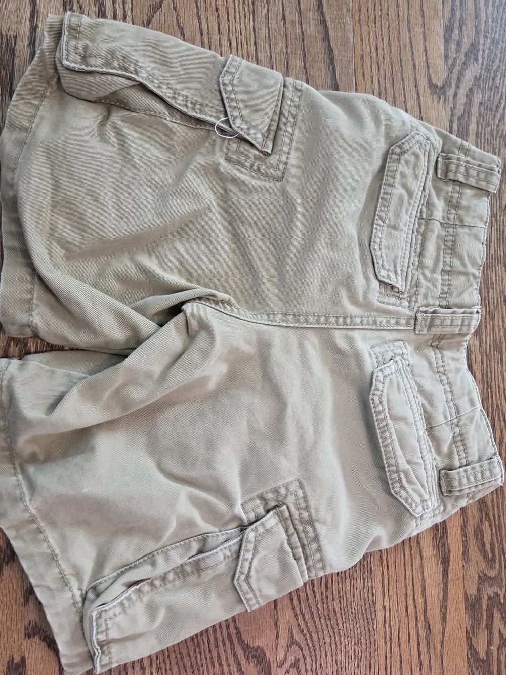 Old Navy Olive/Tan Cargo Shorts - Kids Size 5